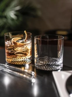 Hot Zwiesel Glas Verres à whisky en cristal Echo, 4 pièces