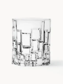 New RCR Verres en cristal avec relief Etna, 6 pièces