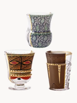 Discount SELETTI Verres en cristal Hybrid, 3 élém.