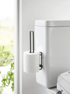 Discount Yamazaki Wand-Porte-rouleaux WC mural Tower Noir, mat