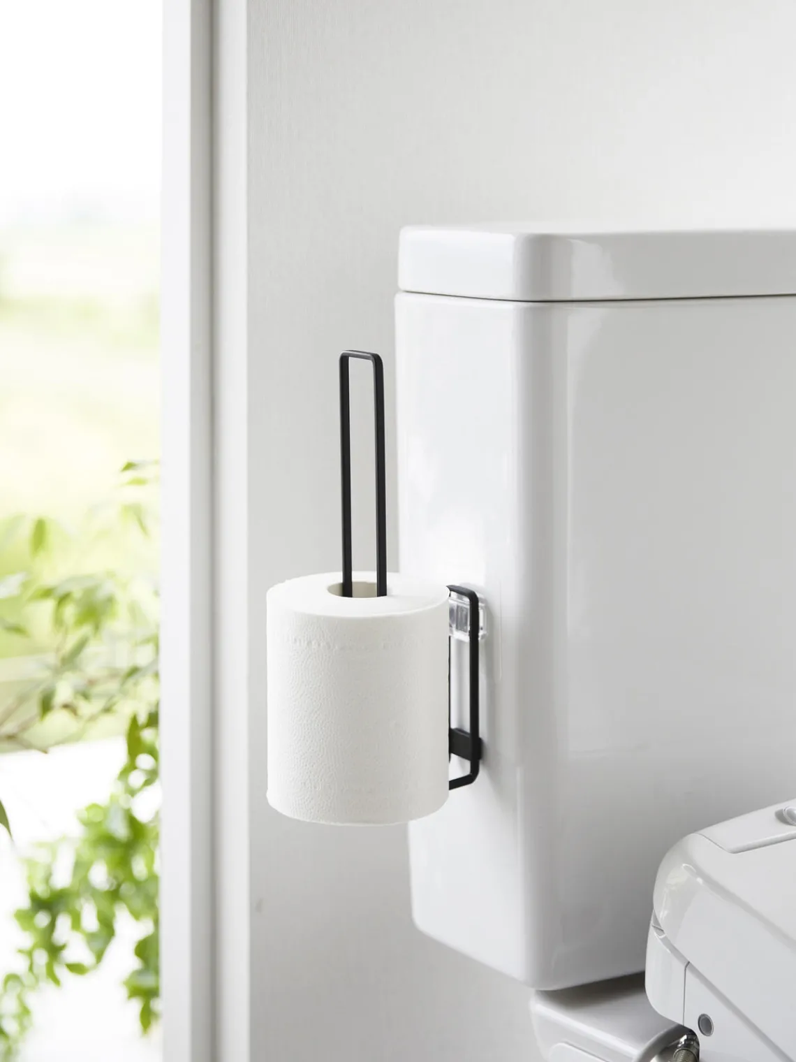 Discount Yamazaki Wand-Porte-rouleaux WC mural Tower Noir, mat
