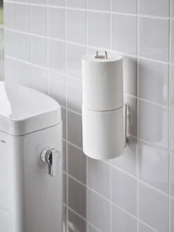 Hot Yamazaki Wand-Porte-rouleaux WC mural Tower Blanc, mat