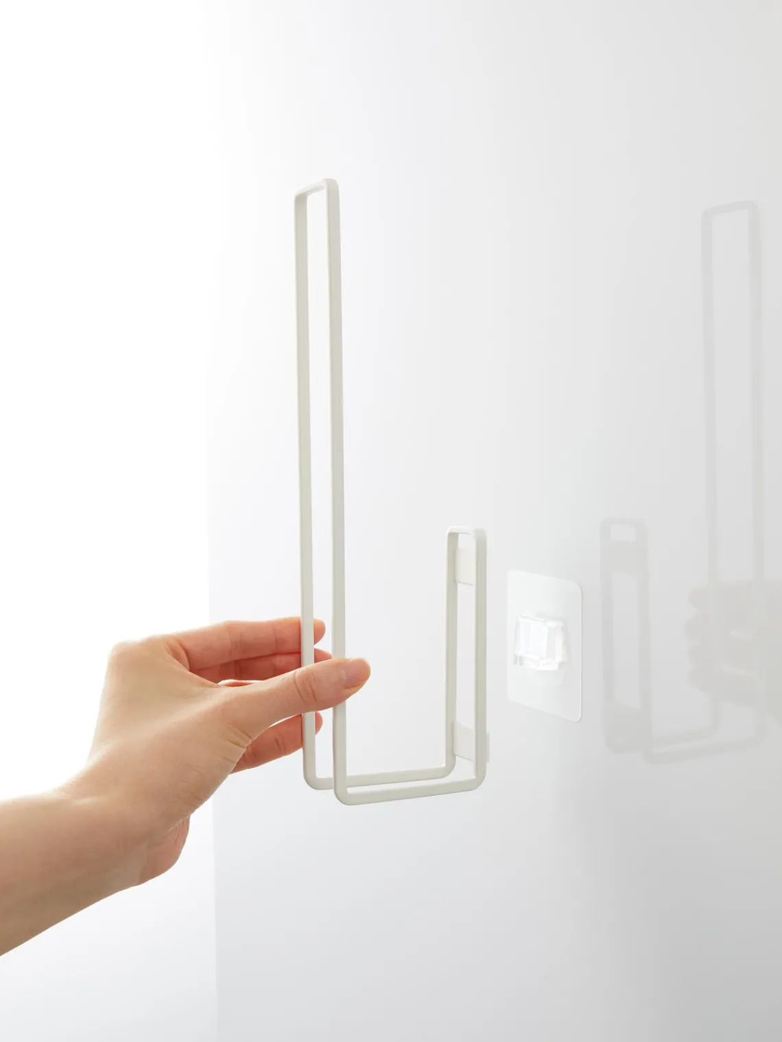 Hot Yamazaki Wand-Porte-rouleaux WC mural Tower Blanc, mat